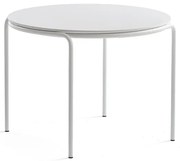 Konferenčný stolík ASHLEY, Ø770 x 530 mm, biela, biela