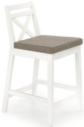 Barová Stolička Borys Low Biely