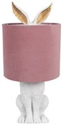 White&Pink RABBIT veľkonočné svietidlo