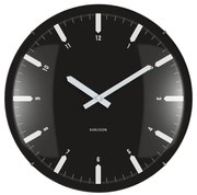 Nástenné hodiny Realista Dome Karlsson KA6086BK, 35cm