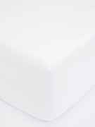 Jersey plachta do postieľky Classic 60 x 120 cm – biela
