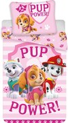 Bavlnené posteľné obliečky Labková patrola – Paw Patrol - motív Pup Power - 100% bavlna - 70x90 cm + 140x200 cm