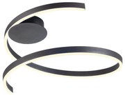 Redo 01-4012 - stmievateľné LED stropné svietidlo SCROLL LED/38W/230V čierne