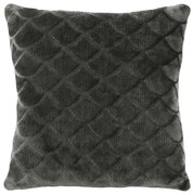 DEKORAČNÁ OBLIEČKA NA VANKÚŠ MERY 40X40 CM TMAVOSIVÁ