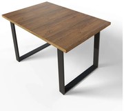 PLUTO JEDÁLENSKÝ STÔL LEFKAS / ČIERNY 125 cm