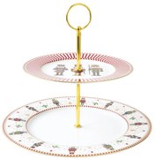 Etažérka s vianočným motívom Luskáčik