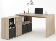 Písací stôl s regálom Lex, dub sonoma%