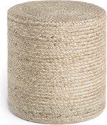 Hanse Home Sedací vak LOOMA POUF 106235 Beige/Grey - 40x40 cm