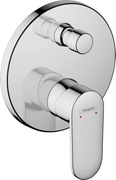 Hansgrohe Vernis Blend, páková vaňová batéria pod omietku, so zabudovateľnou bezpečnostnou kombináciou podľa EN1717, chrómová, HAN-71467000