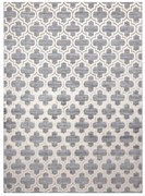 Dywany Łuszczów, Kusový koberec Core W6764 Trellis grey/cream, 80x150, šedá, chodba / predsieň