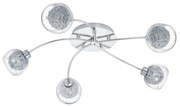 Eglo 93055 - Stropné svietidlo OVIEDO 5XG9/33W/230V