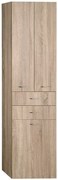 Aqualine Aqualine, ZOJA/KERAMIA FRESH skrinka vysoká s košom 50x184x29cm, dub platin, 51295