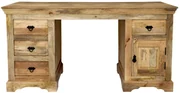 furniture-nabytek.cz - Písací stôl z masívneho mangového dreva 160x80x76