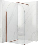 Rea Heaven, sprchová zástena Walk-in 110 cm, medená matná, REA-K6688