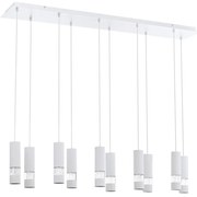 Eglo 39703 - LED Luster na lanku BERNABETA 10xGU10/5W/230V biela