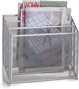 Zeller Present Kovový stojan na dokumenty/učebnice/časopisy, sivý, mriežka, MESH
