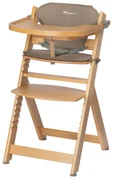Timba stolička rastúca Natural Wood s podložkou
