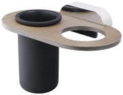 BISK Erga Bergen, dvojitý pohár na kefku, chróm-hnedá, ERG-07065