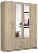 Šatníková skriňa Merien 160 cm hnedá