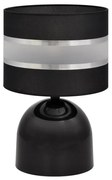 Stolná lampa HELEN 1xE27/15W/230V čierna/strieborná