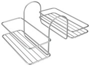 Obojstranná polička na zavesenie do vane Metaltex Oasis