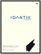 DANTIK rám na obraz 30x40 | ALU Černá matná (Plexi Čiré)