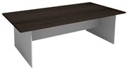 Rokovací kancelársky stôl PRIMO GRAY, 240x120 cm, sivá/wenge