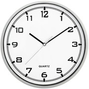 Nástenné hodiny strieborné MPM E01.2478.70.A