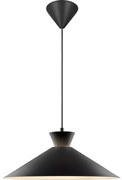 Nordlux - Luster na lanku DIAL 1xE27/40W/230V pr. 45 cm čierna