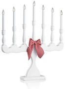 Markslöjd 8004 - Vianočný svietnik SVANEHOLM 7xE10/3W/230V biela