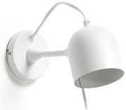 Biele nástenné svietidlo Lucilla – Kave Home