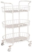 Kúpeľňový pojazdný kovový vozík - 56 * 35 * 90 cm