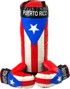 LEAN Toys Detská boxerská súprava Vak na dve rukavice