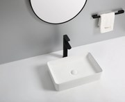 Erga Emiliana, umývadlo na dosku 500x335x110 mm, biela lesklá, ERG-V03-9533-WH
