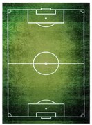 Detský koberec JUNIOR 51307.803 ihrisko / futbal, zelený