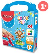 Prstové farby Maped Color´s Peps- 4 x 80 ml