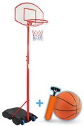 Basketbalový kôš s kolieskami, nastaviteľný 113 - 236 cm
