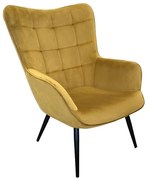Kreslo Jet WX-2931-1T Yellow Velvet 20