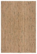 Obojstranný ručne tkaný jutový koberec v zeleno-prírodnej farbe 160x230 cm Jute Boucle Green – Flair Rugs