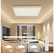 Brilagi-LED Stmievateľné kúpeľňové svietidlo FRAME SMART LED/50W/230V IP44 biela+DO BG0700