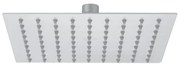 Laveo Kvadrato, horná/hlavová sprcha 200x200 mm, štvorec, biela, LAV-NLQ_6DAS