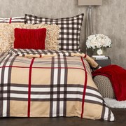 4Home Flanelové obliečky Kocka, 220 x 200 cm, 2 ks 70 x 90 cm