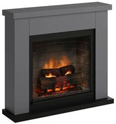Tagu elektrický krb Frode Solid Gray Powerflame 2, 1400 W, LED