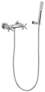 Sprchová batéria Paffoni Cruz so sprchovacím setom 150 mm chróm QTV168D