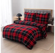 Obliečky mikroplyš ALBURY červené Rozmer obliečky: 70 x 90 cm | 140 x 220 cm