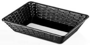 KULSAN HENA MELAMÍNOVÝ KOŠÍK NA CHLIEB 28X20X6CM ČIERNY