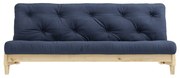 Rozkladacia pohovka s tmavomodrým poťahom Karup Design Fresh Natural/Navy