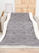 Baránková deka mikroplyš Exclusive 150 × 200 cm – Sebastian sivý