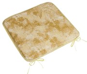 Bellatex Sedák Adéla hladký Hadia koža hnedá, 40 x 40 cm