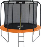 Trampolína s vnútornou sieťou 305 cm Gardenline PRO - oranžová